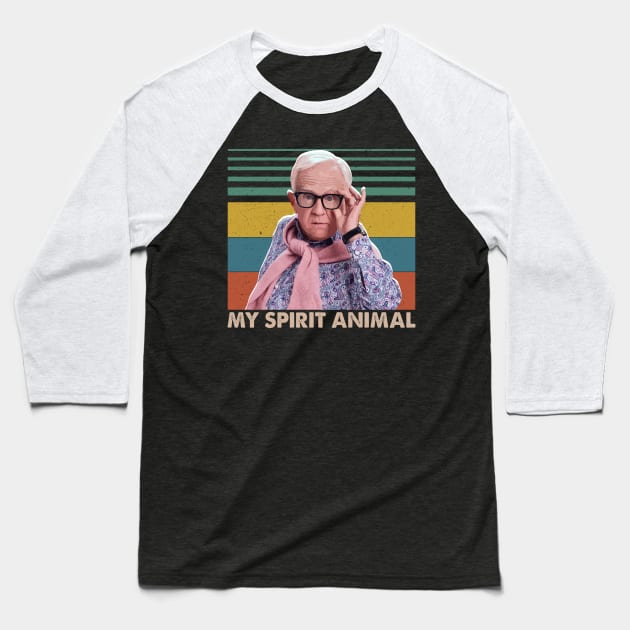 Leslie Jordan Funny Meme My Spirit Animal Baseball T-Shirt by BradleyLeeFashion